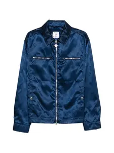 Куртка с узором на молнии Casablanca, синий