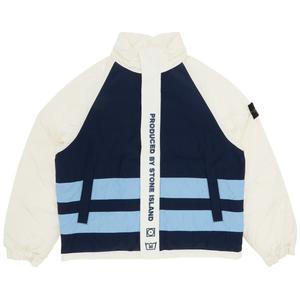 Двусторонний пуховик Supreme x Stone Island, цвет Белый