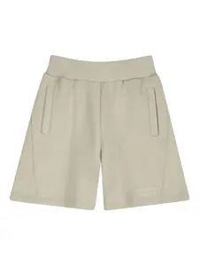 Шорты с отделкой в рубчик Givenchy Kids, бежевый