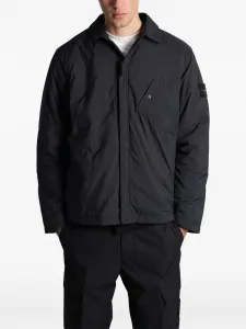Куртка с нашивкой-логотипом Stone Island, черный