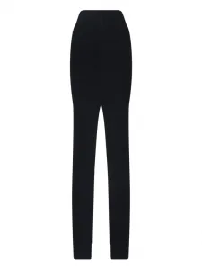 Шерстяная миди-юбка Rick Owens, черный