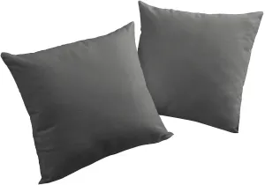 Декоративная подушка Adam "Uni Collection", однотонная, чехол без наполнителя, 1 шт 40х40 см, оливково-зеленый