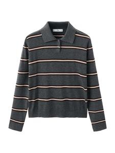 MANGO Свитер 'CAILLU' в темно-сером цвете