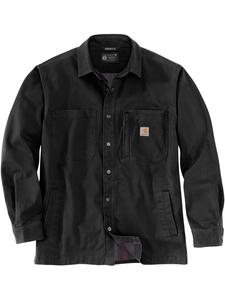 Флисовая куртка Lined Snap Front 105532 CARHARTT , черный