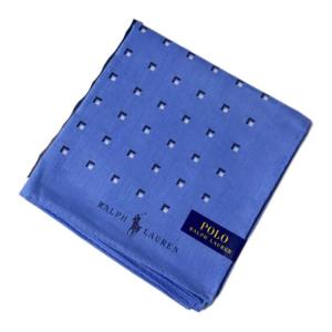 Polo Ralph Lauren Хлопковый шелковый шарф унисекс синий, Blue