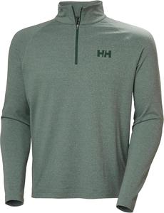 Мужская толстовка Helly-Hansen Tyri Knit с застежкой-молнией 1/2 - теплая, дышащая, повседневная, из высококачественной ткани, универсальная многослойность Helly Hansen, 390 Jungle Green Melange