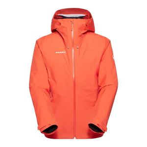 MAMMUT Ветровка женская водонепроницаемая ветрозащитная дышащая, Orange--Black