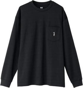 Футболка с длинным рукавом HELLY HANSEN, футболка для безопасности на море, унисекс, HM32582, унисекс, для взрослых, черный