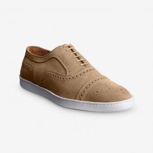 Оксфорды Allen Edmonds Strand мужские из костяной кожи с круглым носком, коричневый