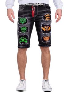 Джинсовые шорты Cipo & Baxx, черный