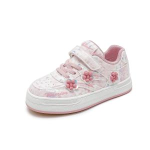 Детские кроссовки для девочек, устойчивые к истиранию, легкие, с амортизацией, низкие кроссовки для скейтборда WARRIOR, розовый