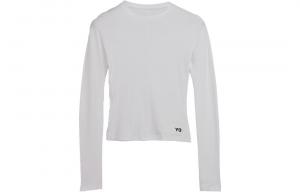 Футболка Y 3 с логотипом из органического хлопка Y-3, белый