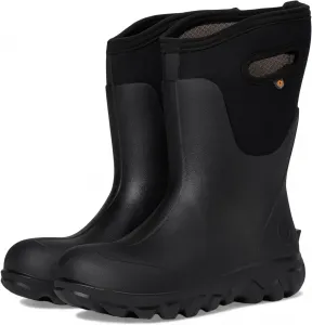 Женские классические непромокаемые сапоги BOGS средней длины, черный
