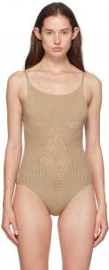 Бежевый боди Vey Scoop Isa Boulder