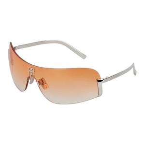 Металлические солнцезащитные очки нестандартной формы унисекс light orange Givenchy