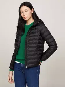 Куртка Tommy Hilfiger Quilted Light Down, черный