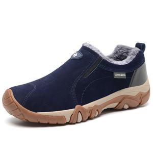 Утепленные низкие ботинки Unisex с флисовой подкладкой, дышащие, термостойкие, устойчивые к истиранию PROTECTCAMEL, темно-синий