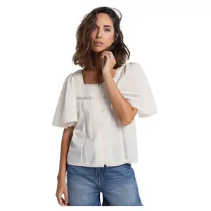 Блузка с коротким рукавом Lois Jeans 8491, белый