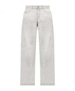 Джинсы с логотипом Palm Angels, серый