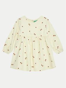 Платье на каждый день, стандартного кроя United Colors Of Benetton, бежевый