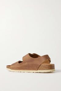 BIRKENSTOCK сандалии Milano из кожи, коричневый