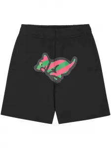 Шорты Running Puppy Icecream, черный