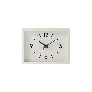 Часы-будильник Muji аналоговые, белый
