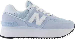 Кроссовки Wmns 574+ 'Light Chrome Blue', синий