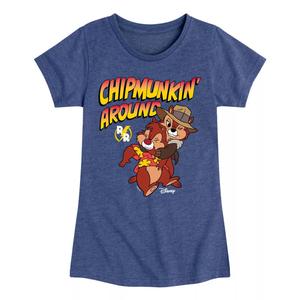 Футболка с рисунком «Бурундук вокруг бурундука» для девочек 7–16 лет Disney's Chip N Dale Licensed Character
