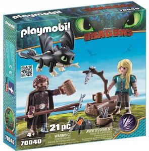 Playmobil, Playset блокирует Иккинга и Астрид**, 70040