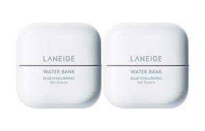 Крем для лица Lanzhi успокаивающий, увлажняющий и освежающий leather 50мл/50мл*2 LANEIGE