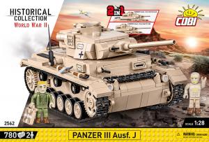 COBI, танк PANZER III AUSF.J&FIELD WORKSHOP времен Второй мировой войны, 2562 г.