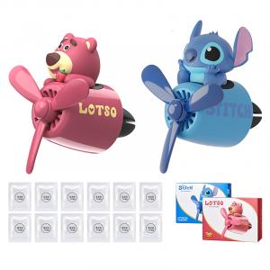 Ароматерапия для автомобиля Stitch Disney, 2-Pack [Stitch + Strawberry Bear]