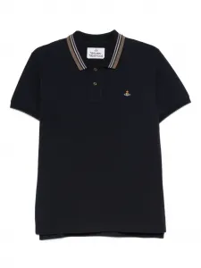 Рубашка-поло с отложным воротником Vivienne Westwood, синий