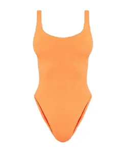 Цельный купальник квадратной формы Hunza G, оранжевый