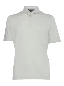 Рубашка поло с короткими рукавами Filippo De Laurentiis, серый