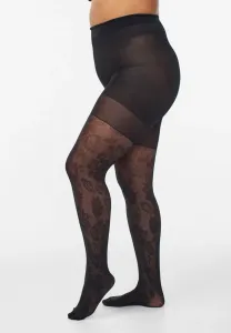 Колготки geblümte mit pushupeffekt плотностью 50 ден. Zizzi, Black