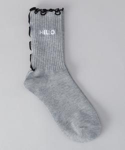 Ребристые носки Mellow с вышитым логотипом, подобранные по цвету Coen, цвет Other 2