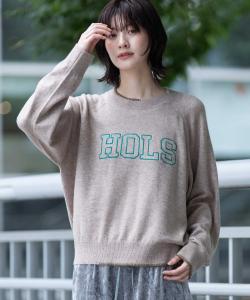 12GG, мягкий трикотажный пуловер с вышитым логотипом.