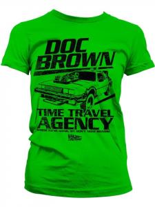 Рубашка зеленого цвета Back To The Future