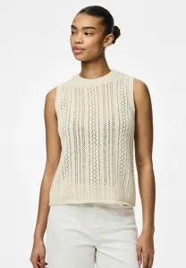 Топ с воротником-стойкой из пинчуки Pieces, Birch