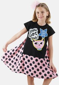 Повседневное платье COOL KITTY Denokids, черный