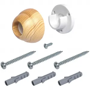 Настенные кронштейны Тюринген для карнизов Ø 28 мм Liedeco, Kiefer