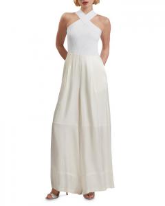 Baiblu Комбинезон с запахом из трикотажа Ted Baker, слоновая кость/кремовый