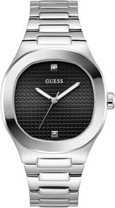 Guess, мужские часы, 42 мм, Silver Tone/Silver Tone/Black