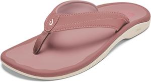 Женские пляжные сандалии OLUKAI Ohana, водонепроницаемые шлепанцы, поддержка свода стопы и комфортная посадка, легкие и прочные, улучшенное сцепление и устойчивость, Coral Rose/Coral Rose