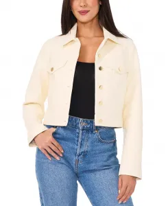 Женская укороченная куртка из искусственной кожи Vince Camuto, белый