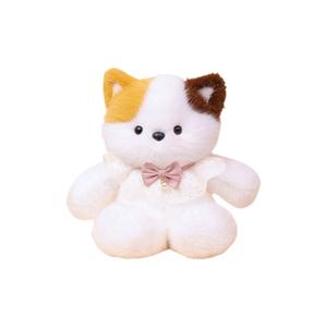 Плюшевая игрушка бегущая кукла плюшевая кукла высота 50см Dolls and bears dance, Three-Strand Cat+Lace Bib