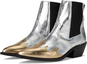 Ботинки AllSaints Denver Stud Boots, Silver/Gold
