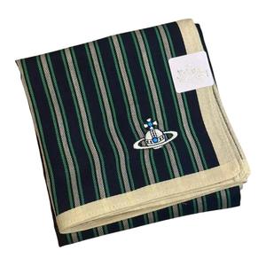 Vivienne Westwood Шелковый  шарф Unisex Black Green